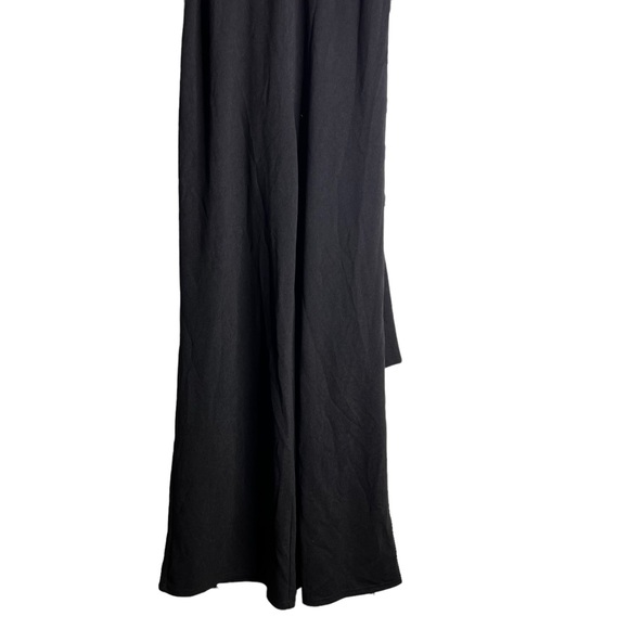COPY - Lulus Make Memories Black Plunge Sleeveless Wide Leg Jumpsuit - Picture 7 of 12
